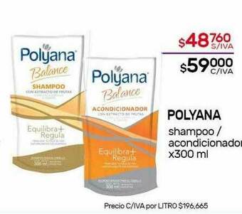 Nini Mayorista Polyana Shampoo Acondicionador oferta