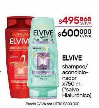 Nini Mayorista Elvive Shampoo Acondicionador oferta