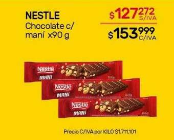 Nini Mayorista Nestle Chocolate C Maní oferta