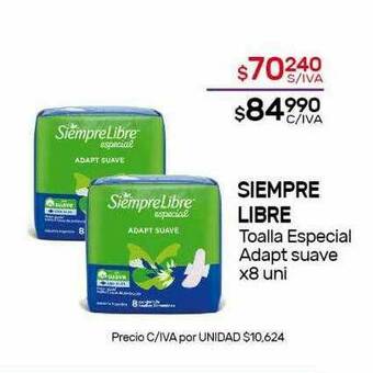 Nini Mayorista Siempre Libre Toalla Especial Adapt Suave oferta