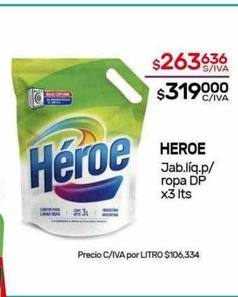 Nini Mayorista Heroe Jab Líq P Ropa Dp oferta