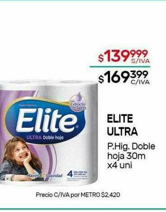 Nini Mayorista Elite Ultra P Hig Doble Hoja 30m oferta