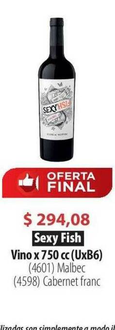 Parodi Sexy Fish Vino oferta