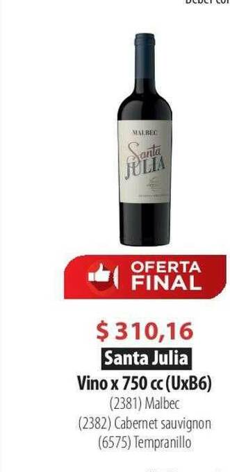 Parodi Santa Julia Vino oferta