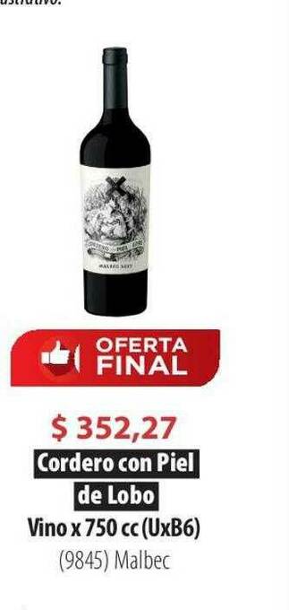 Parodi Cordero Con Piel De Lobo Vino oferta