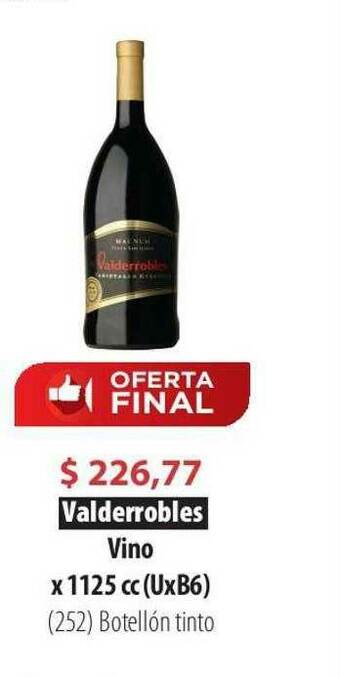 Parodi Valderrobles Vino oferta