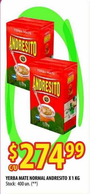 Punto Mayorista Yerba Mate Normal Andresito oferta