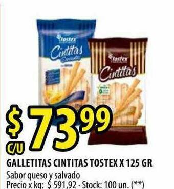 Punto Mayorista Galletitas Cintitas Tostex oferta