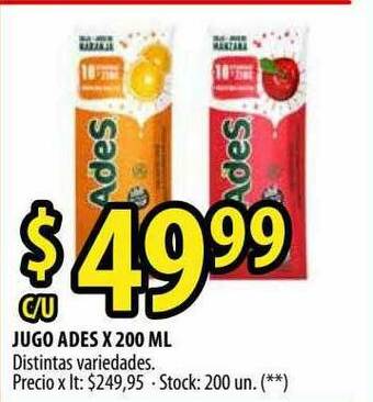 Punto Mayorista Jugo Ades oferta