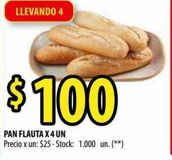 Punto Mayorista Pan Flauta oferta