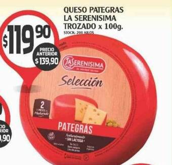 Supermercados Malambo Queso Pategras La Serenisima Trozado oferta