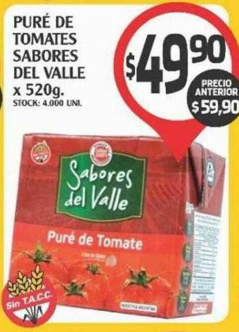 Supermercados Malambo Puré De Tomates Sabores Del Valle oferta