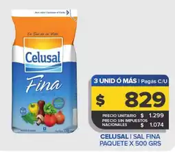Carrefour Maxi Celusal sal fina paquete oferta