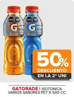 Carrefour Maxi Gatorade isotonica varios sabores pet oferta