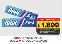 Carrefour Maxi Odol crema dental doble proteccion oferta
