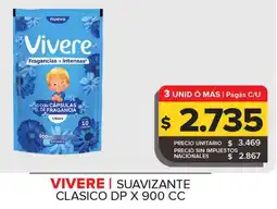 Carrefour Maxi Vivere suavizante clasico dp oferta
