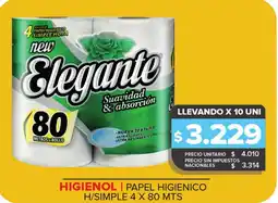 Carrefour Maxi Higienol papel higienico h/simple oferta