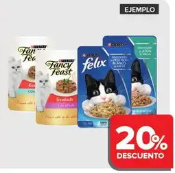 Carrefour Maxi Purina fancy feast/felix oferta