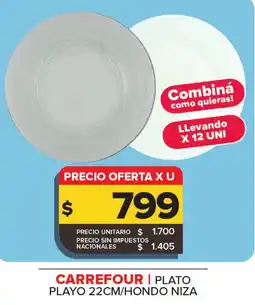 Carrefour Maxi Carrefour plato playo oferta