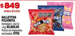 Makro Mini polvorita galletitas variedad oferta