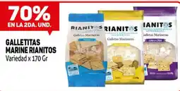 Makro Rianitos galletitas marine variedad oferta