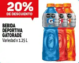 Makro Bebida deportiva gatorade variedad oferta