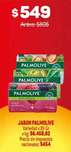 Makro Palmolive jabon variedad oferta