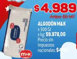 Makro M&K algodón oferta