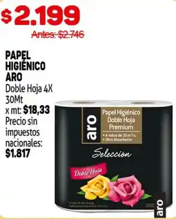 Makro Aro papel higiénico doble hoja oferta