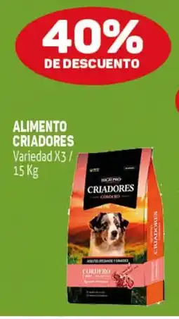 Makro Alimento criadores variedad oferta