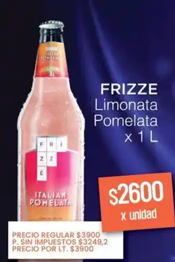 Supermercados Vea Frizze limonata pomelata oferta