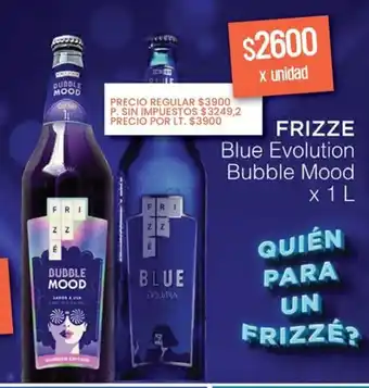 Frizze blue evolution bubble mood