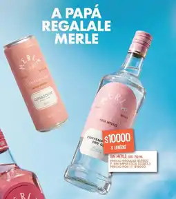 Supermercados Vea Merle gin bot. oferta