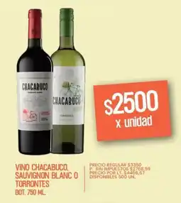 Supermercados Vea Chacabuco vino sauvignon blanc o torrontes bot. oferta