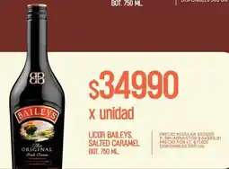 Supermercados Vea Baileys licor salted caramel bot. oferta