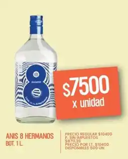Supermercados Vea Anis 8 hermanos bot. oferta