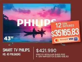 Philips smart tv 43"