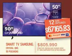 Supermercados Vea Samsung smart tv 50" oferta