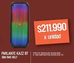 Supermercados Vea Parlante kazz bt oferta