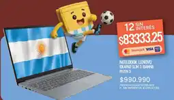 Supermercados Vea Lenovo notebook ideapad slim 3 15amn8 ryzen 3 oferta