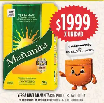 Mañanita yerba mate con palo