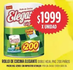 Supermercados Vea Elegante rollo de cocina doble hoja, paq. oferta