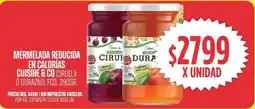 Supermercados Vea Cuisine&Co mermelada reducida en calorias ciruela o durazno, fco. oferta
