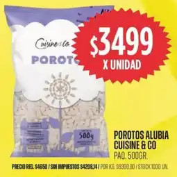 Supermercados Vea Cuisine & Co porotos alubia paq. oferta