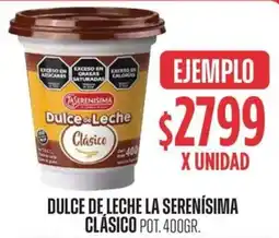 Supermercados Vea La serenísima dulce de leche clásico pot. oferta