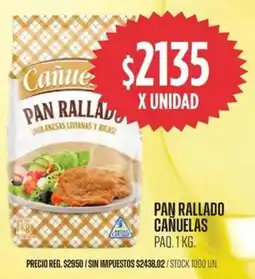 Supermercados Vea Pan rallado canuelas paq. oferta