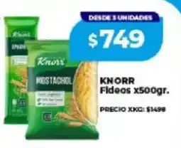 Supermayorista Vital Knorr fideos oferta
