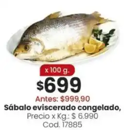 Coto Sábalo eviscerado congelado oferta
