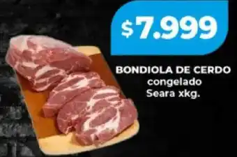 Bondiola de cerdo congelado seara