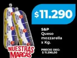 Supermayorista Vital S&P queso mozzarella oferta
